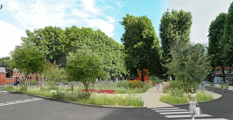 À Lille, une grande place passe au vert