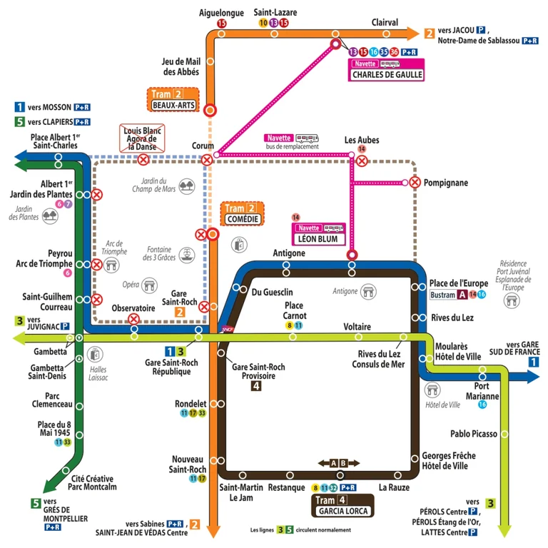 À Montpellier, un été à composer avec le tram perturbé