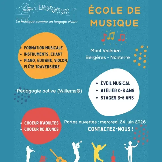 Parents à Nanterre : des ateliers musicaux dès la rentrée
