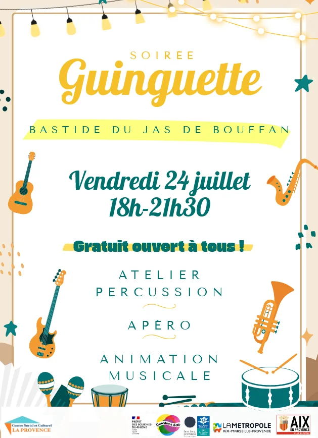 À Aix, une soirée guinguette gratuite au Jas ce vendredi