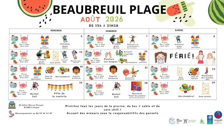 À Limoges, Beaubreuil Plage offre un été gratuit aux familles