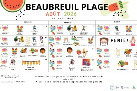 À Limoges, Beaubreuil Plage offre un été gratuit aux familles