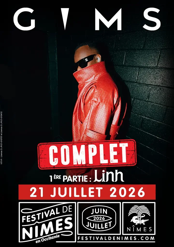 À Nîmes, Gims et Linh affichent complet aux Arènes