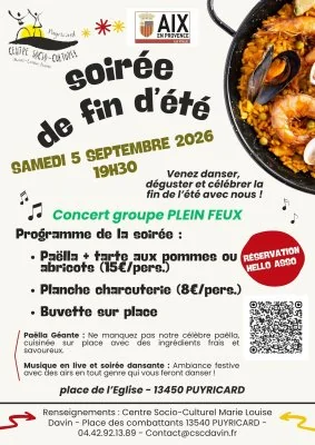 Aix-en-Provence : concert gratuit de fin d’été le 5 septembre