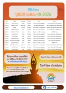 Ashtanga yoga solidaire à Quimper tout l’été