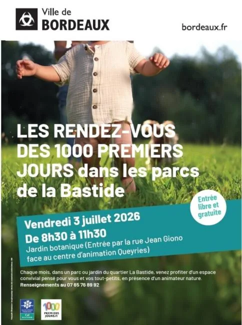 Parents à Bordeaux : un rendez-vous gratuit au Jardin botanique