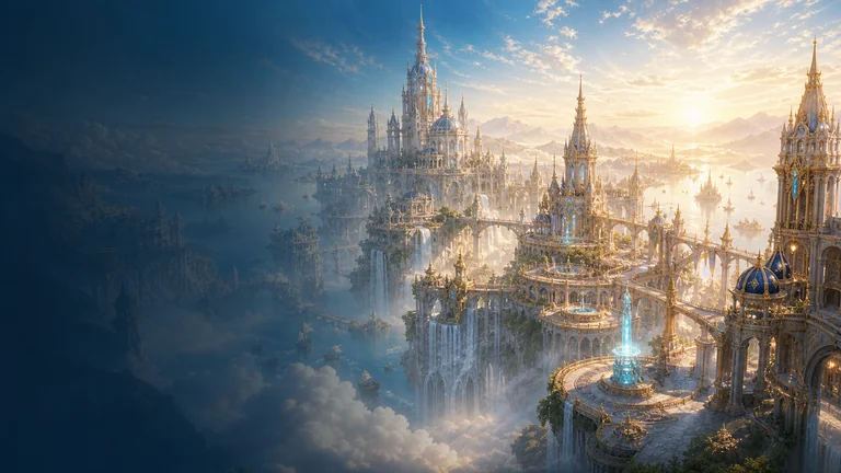 Illustration conceptuelle 2 du MMORPG avec IA Lineage2AI