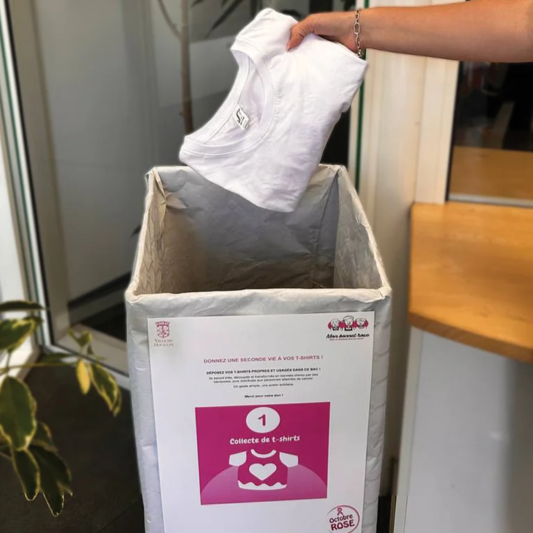 À Houilles, vos vieux t-shirts deviennent des bonnets pour les malades du cancer