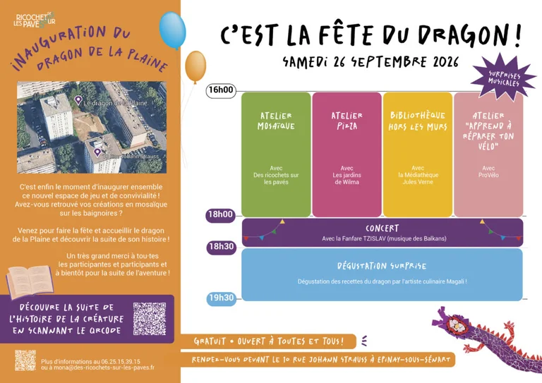 Fête du Dragon à Épinay-sous-Sénart : entrée libre