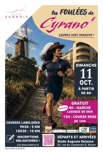 Foulées de Cyrano à Sannois : inscriptions ouvertes avant le 9 octobre