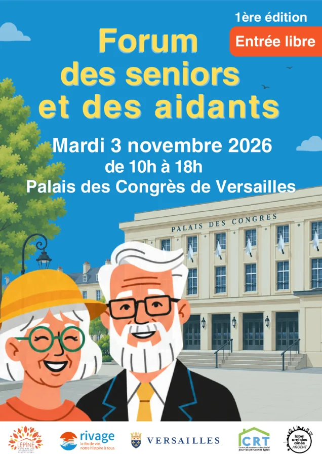Seniors et aidants : un forum gratuit à Versailles le 3 novembre