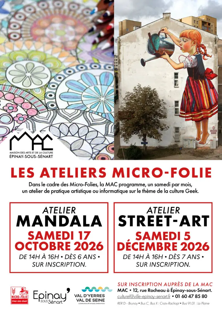 Un atelier street-art gratuit dès 7 ans à Épinay-sous-Sénart