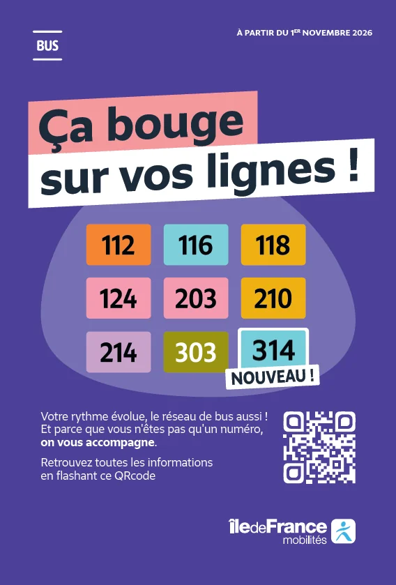 À Chelles, la ligne 113 change d'horaires dès le 1er novembre