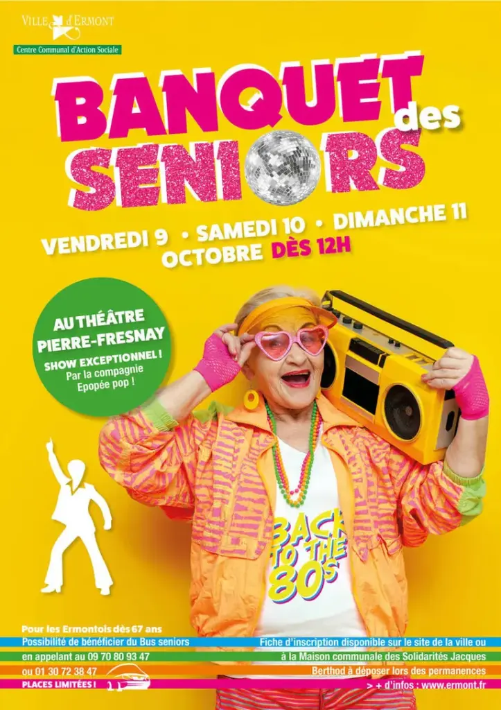 Banquet des seniors à Ermont : trois jours gratuits pour les 67 ans et plus