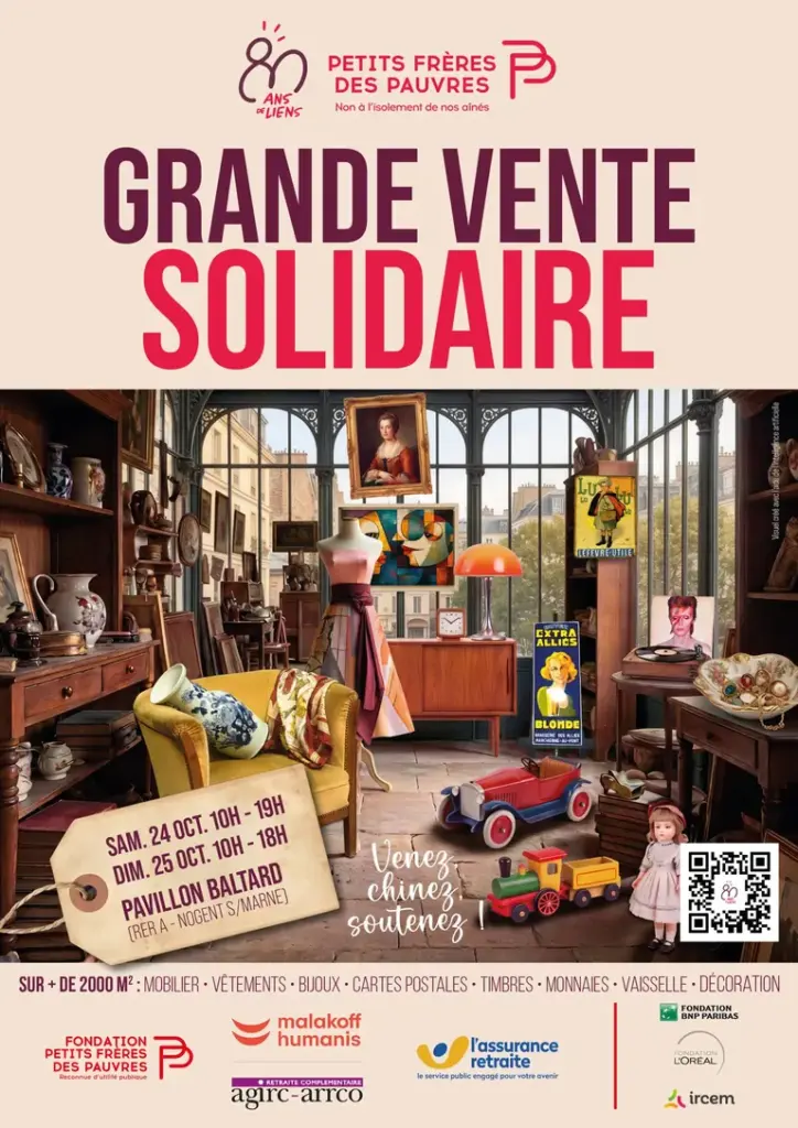 Nogent-sur-Marne : chinez pour la bonne cause au Pavillon Baltard